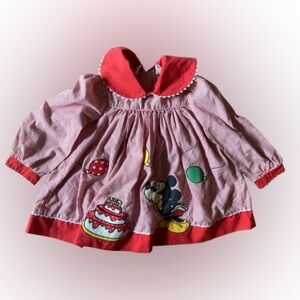 Vintage Disney Mickey Mouse birthday dress